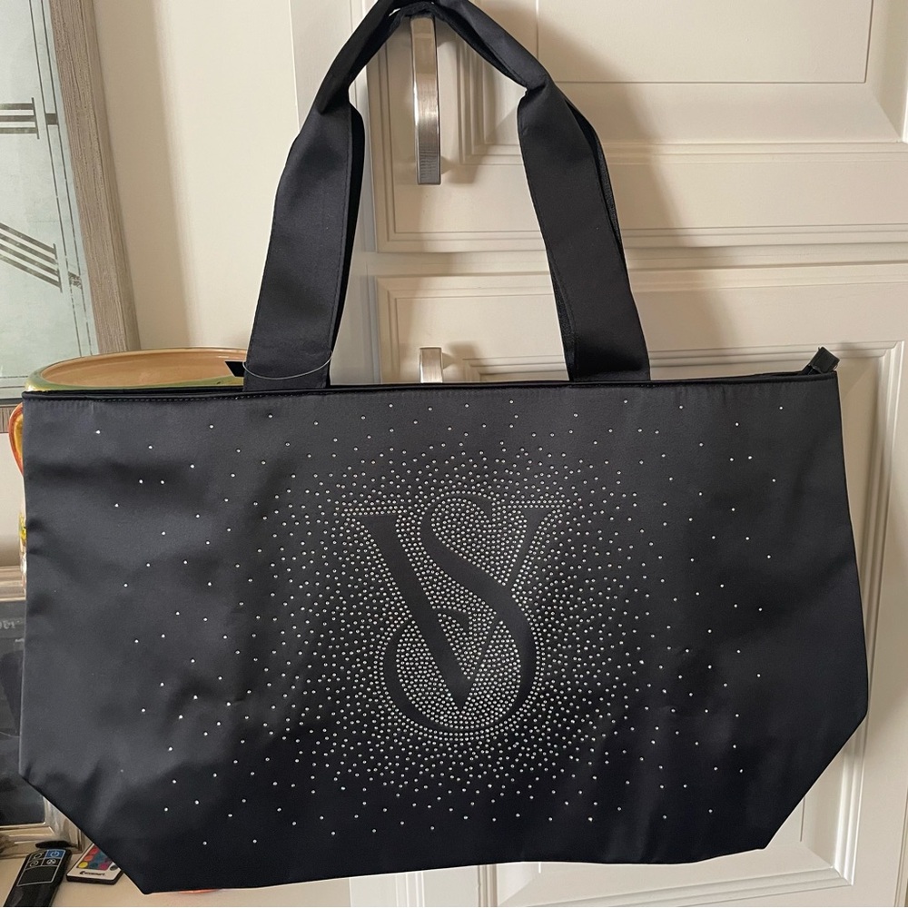 Victoria Secret Holiday 2024 Sparkle Glitter Zip Close Toto